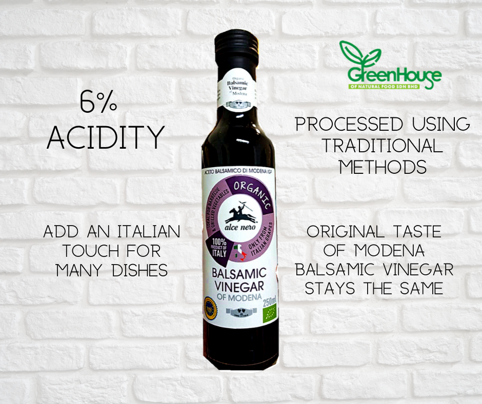 Alce Nero Organic Balsamic Vinegar of Modena 250ml