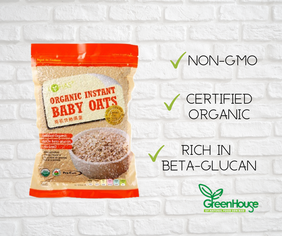 Lohas Organic Instant Baby Oats 500G