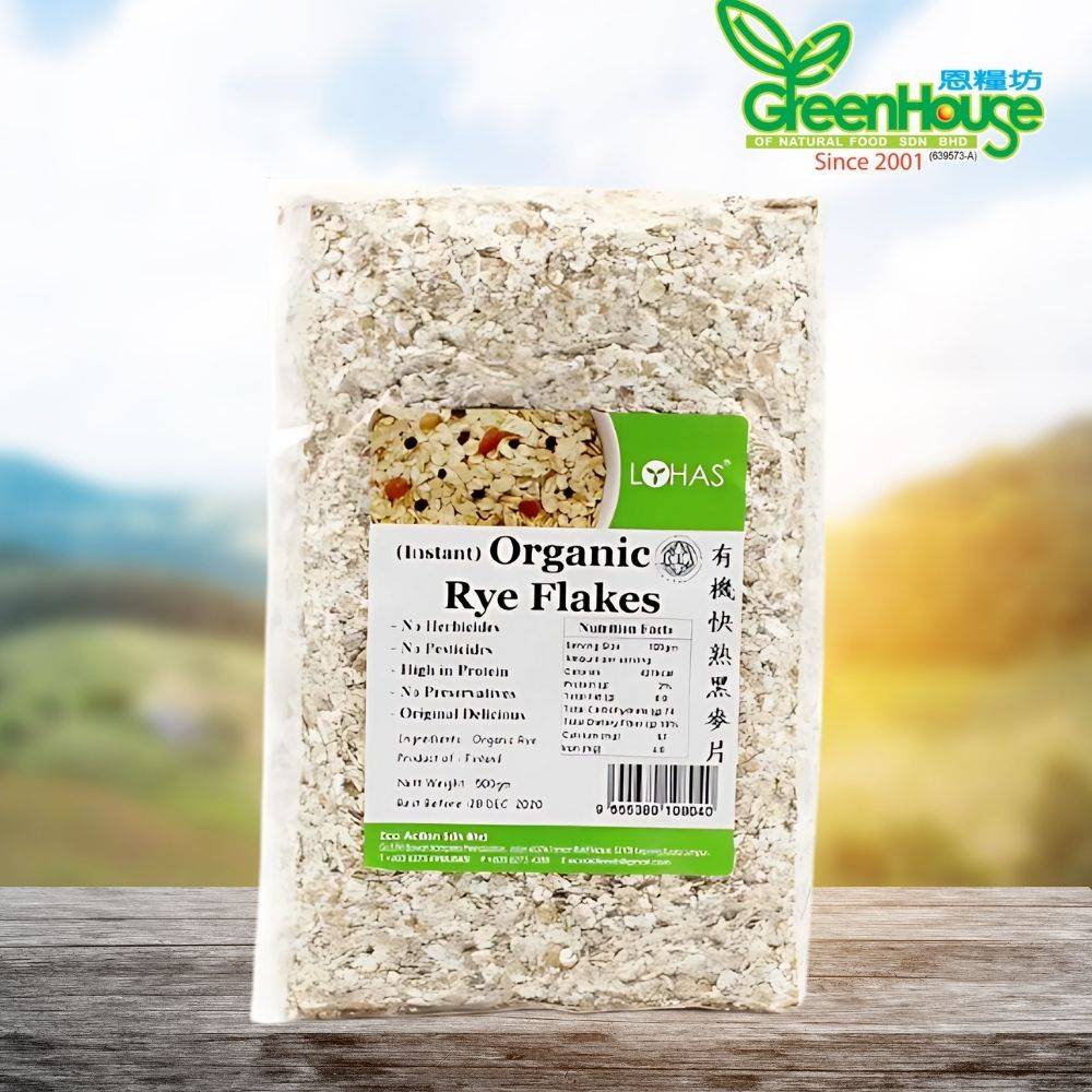 Instant Rye Cereal LOHAS-INSTANT RYE FLAKES 500G