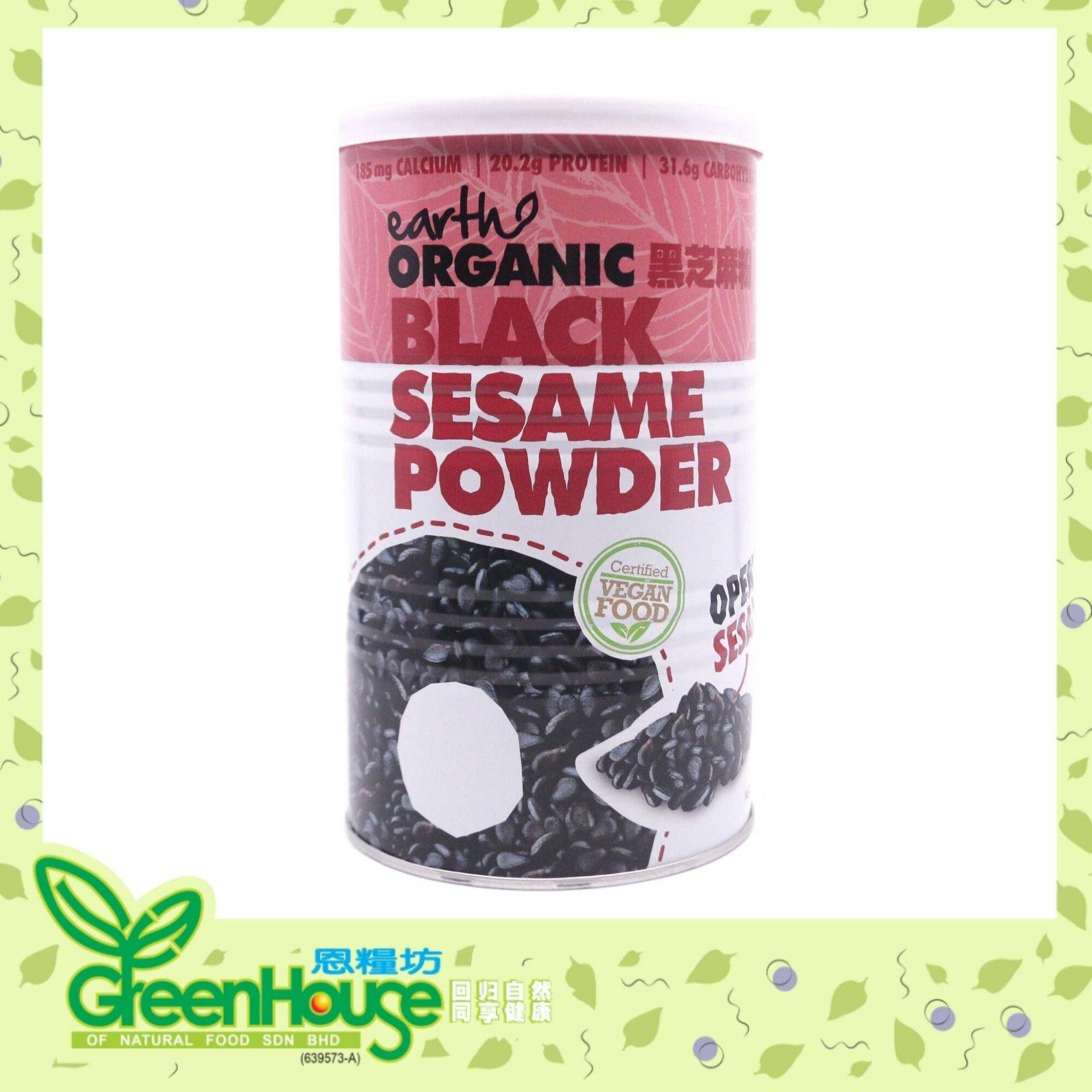 earth living organic black sesame powder, 500g 有机黑芝麻粉